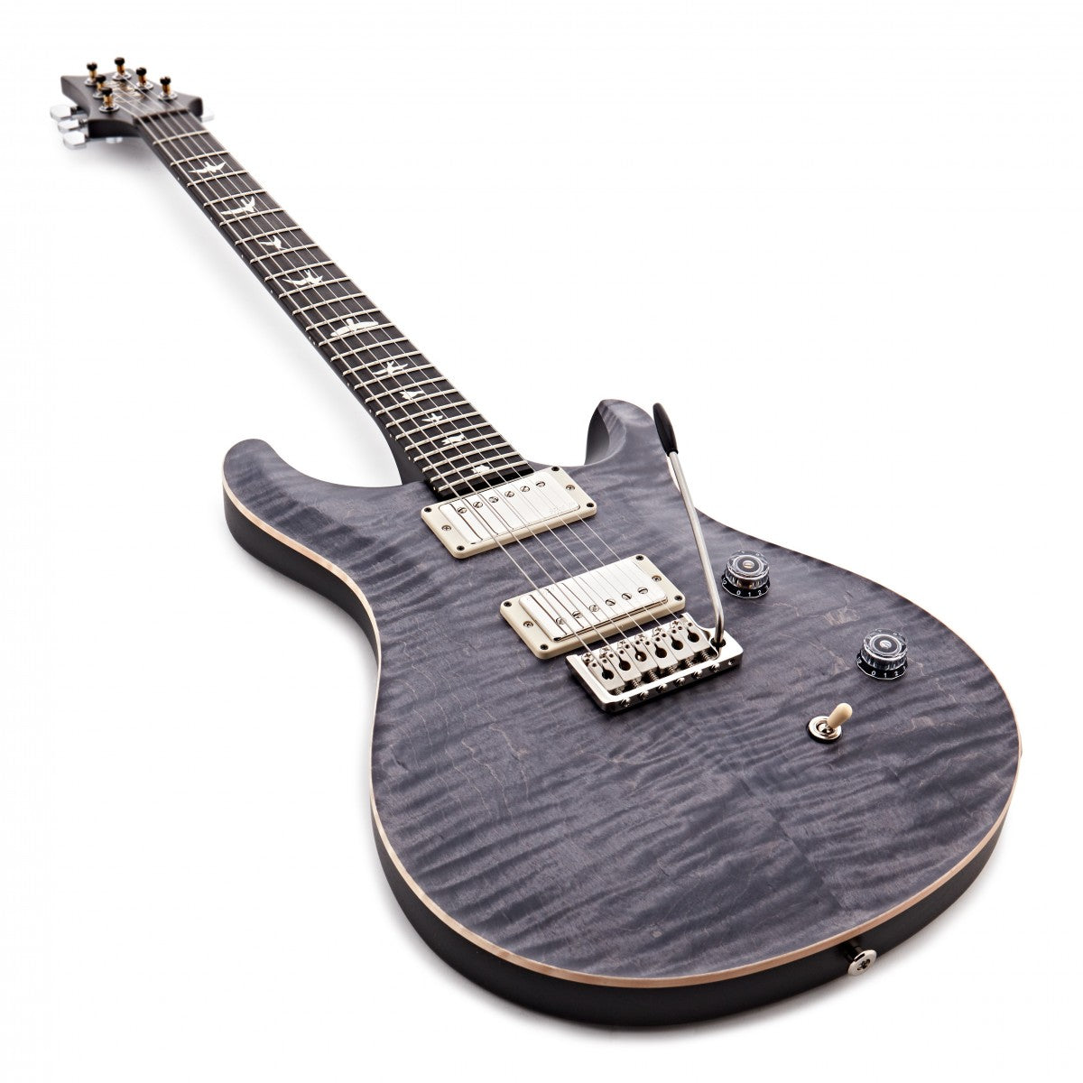 Đàn guitar điện PRS CE24 57/08's Ebony FB, Satin Faded Grey Black