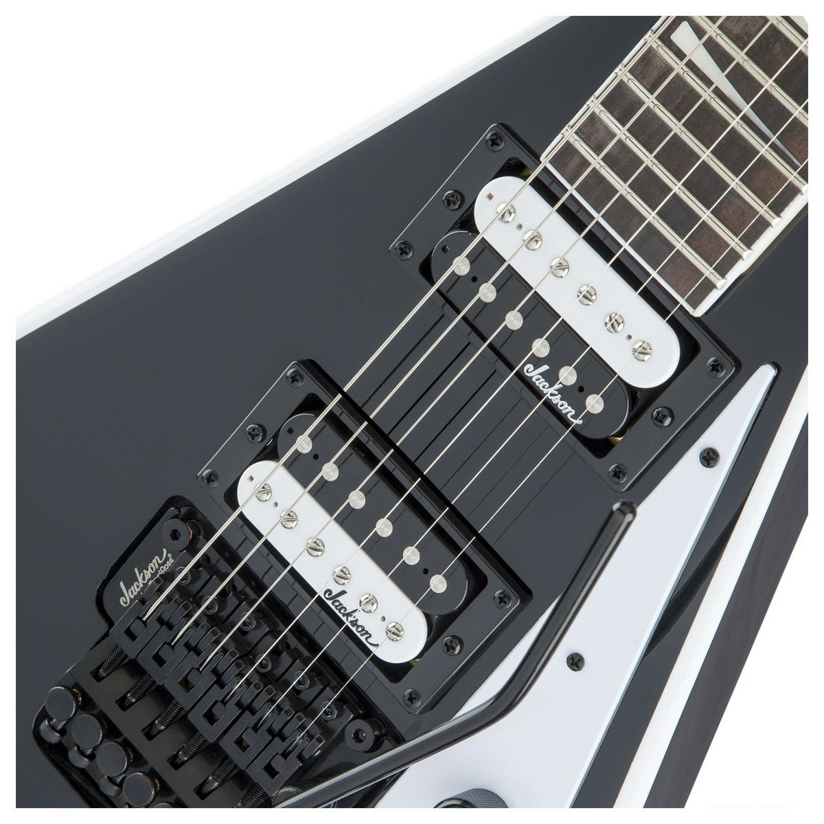 Đàn Guitar Điện Jackson JS Series Rhoads JS32, Black with White Bevels, #2910137572