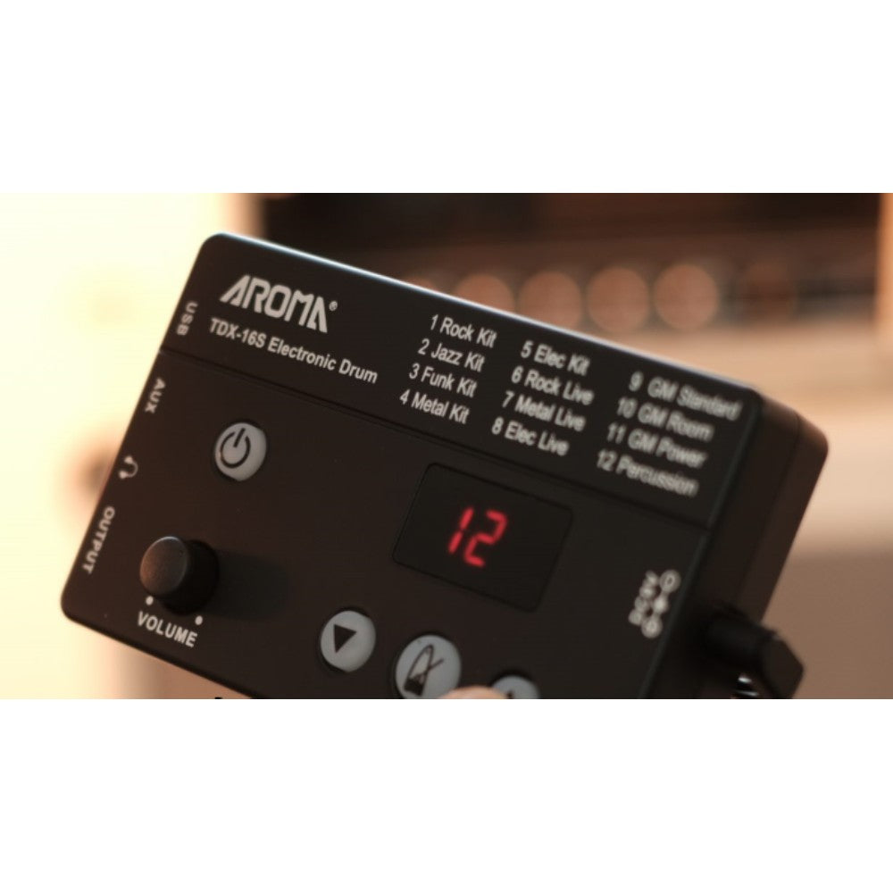 Trống Điện Aroma TDX16S - Việt Music