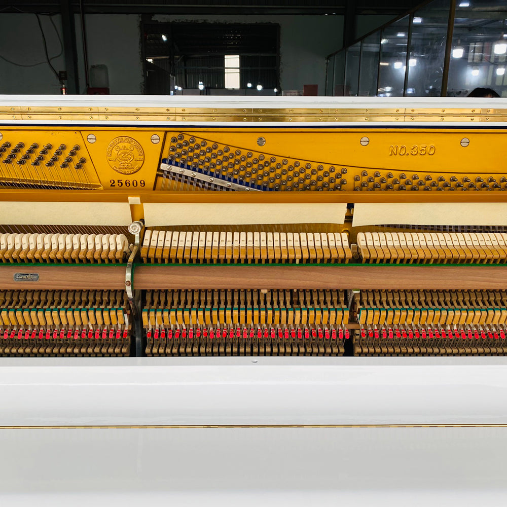 Đàn Piano Cơ Kawai No.350 Màu Trắng