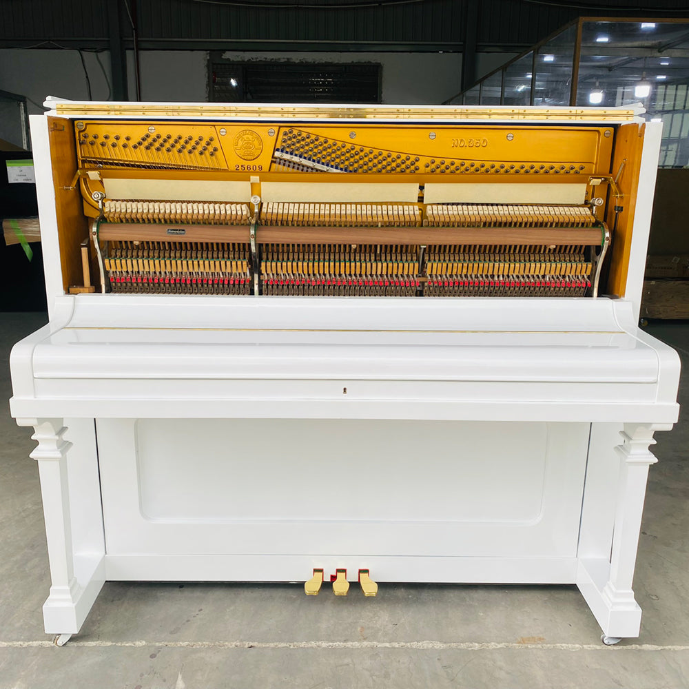 Đàn Piano Cơ Kawai No.350 Màu Trắng
