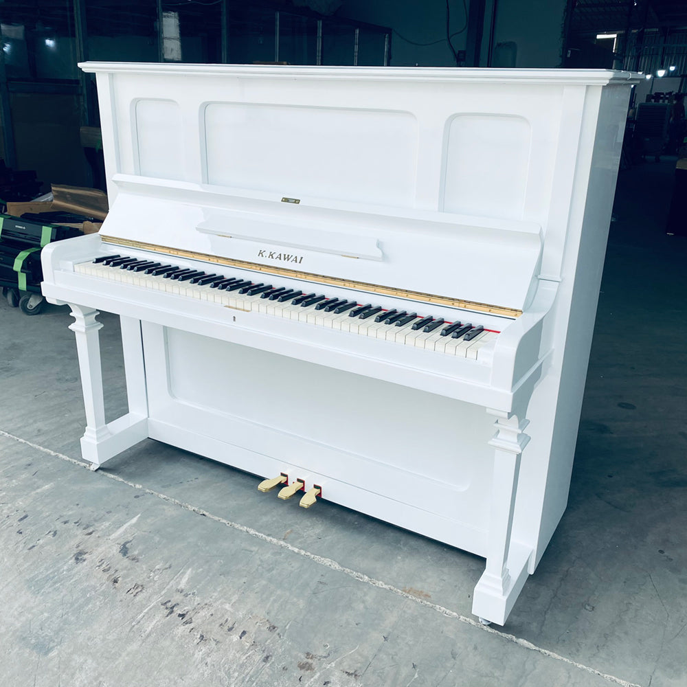 Đàn Piano Cơ Kawai No.350 Màu Trắng