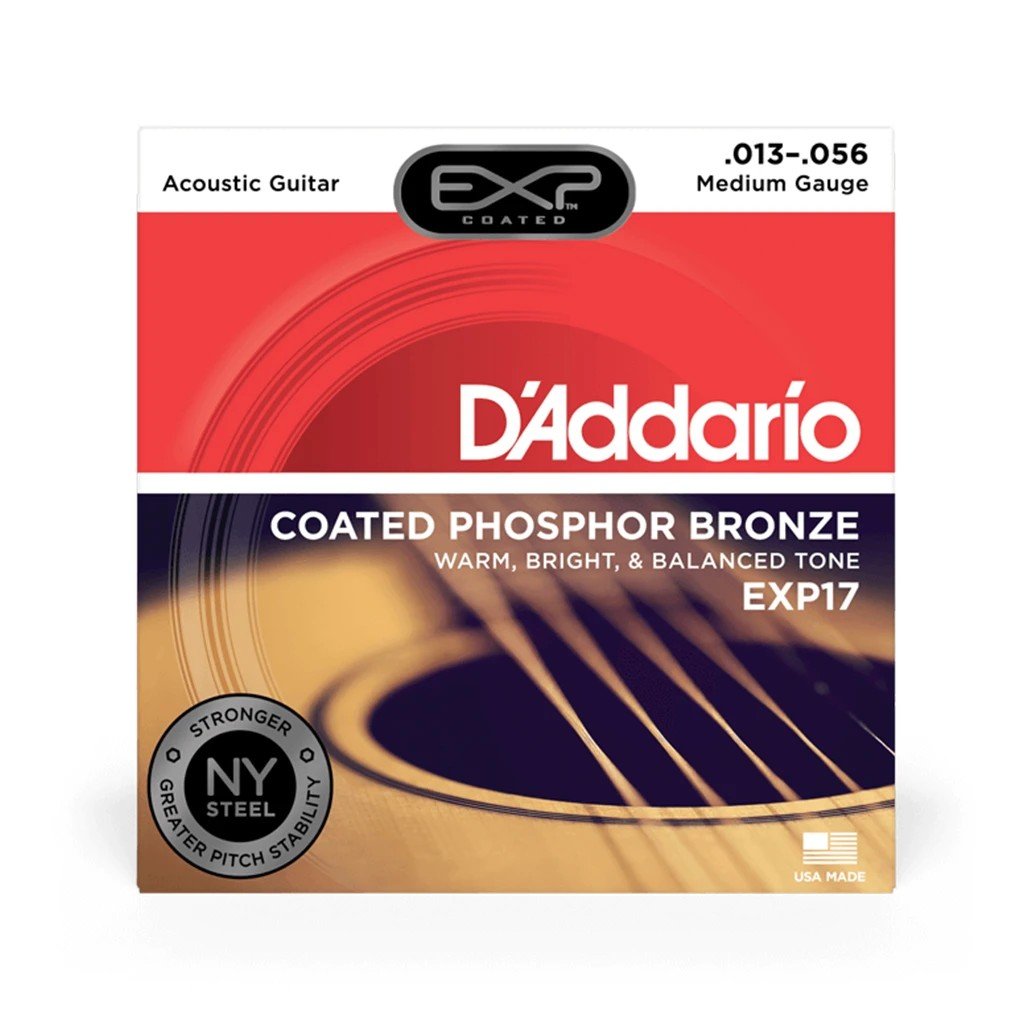 Dây Đàn Guitar Acoustic D'Addario Coated Phosphor Bronze - Việt Music