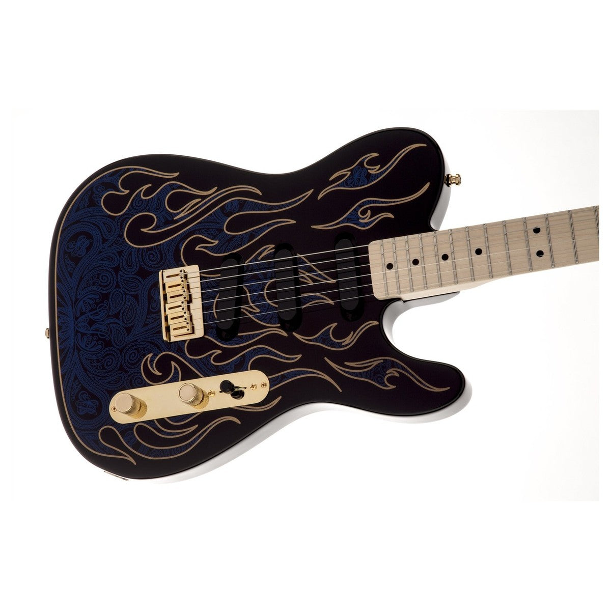 Fender Artist James Burton Telecaster, Blue Paisley Flames - Việt Music