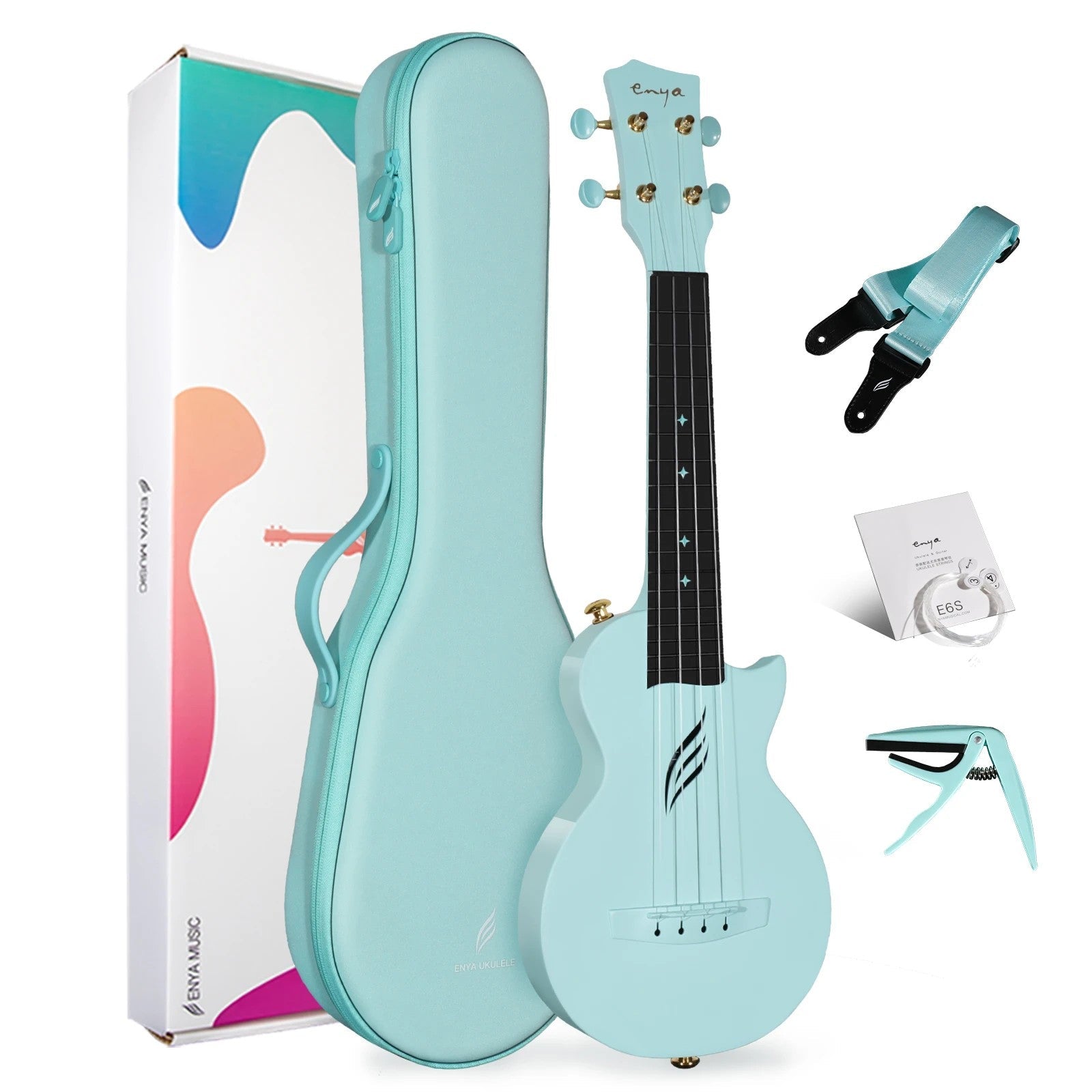 Đàn Ukulele Enya Nova U Concert Blue - Việt Music