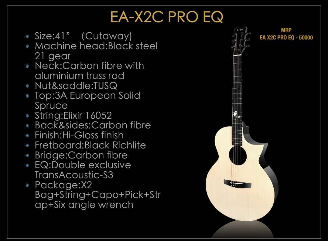 Đàn Guitar Acoustic Enya EAX2C Pro EQ