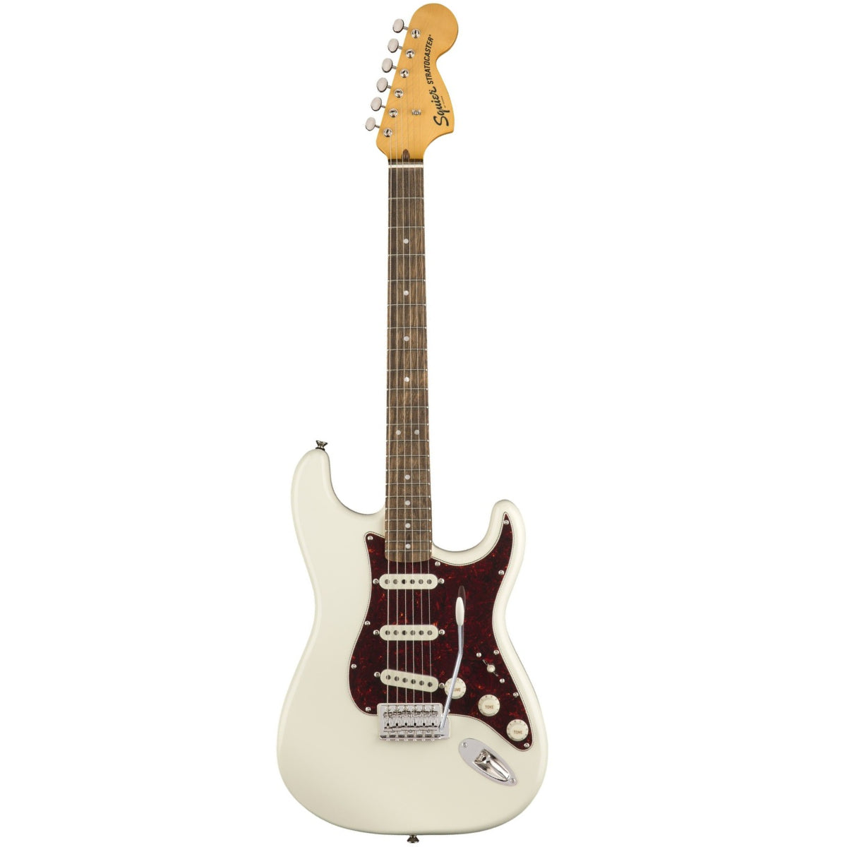 Đàn Guitar Điện Squier Classic Vibe 70s Stratocaster, Indian Laurel Fingerboard, Olympic White, #0374020501