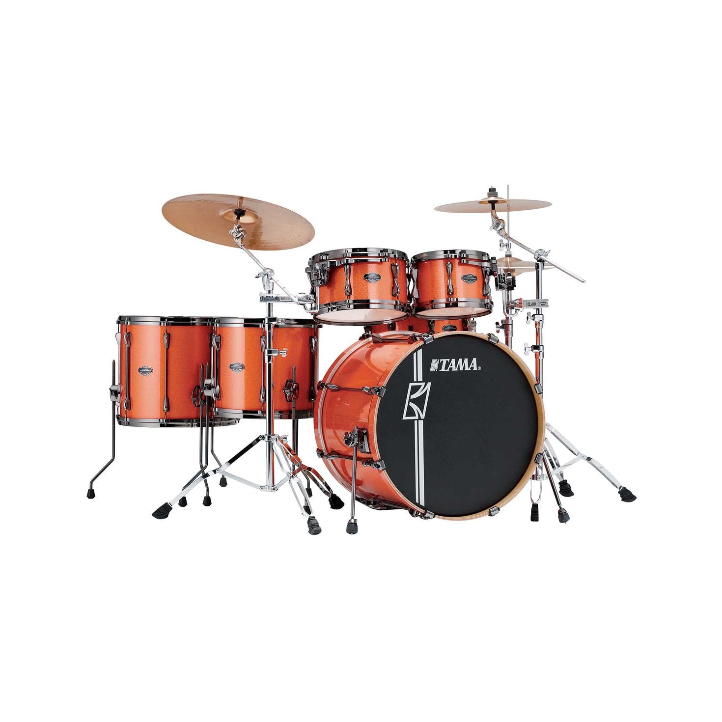 Trống Cơ TAMA MK62HZBNS-BOS, Bright Orange Sparkle - Việt Music