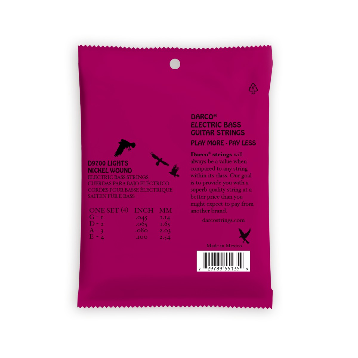 Dây Đàn Guitar Bass Martin Darco - Việt Music