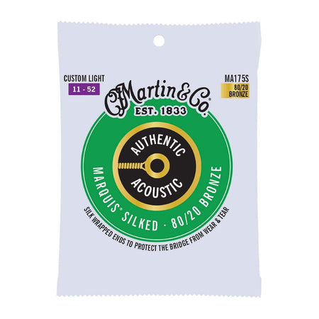 Dây Đàn Guitar Acoustic Martin Authentic Marquis Silked 80/20 Bronze - Việt Music