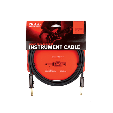 Dây Cáp Kết Nối D'Addario Circuit Breaker Instrument Cable PW-AG