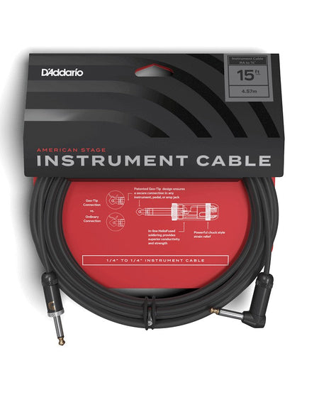 Dây Cáp Kết Nối D'Addario American Stage Instrument Cable PW-AMSGRA - Việt Music