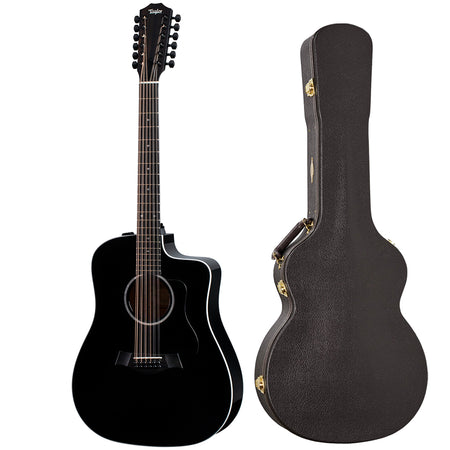 Đàn Guitar Taylor 250CE BLK DLX Acoustic w/Case