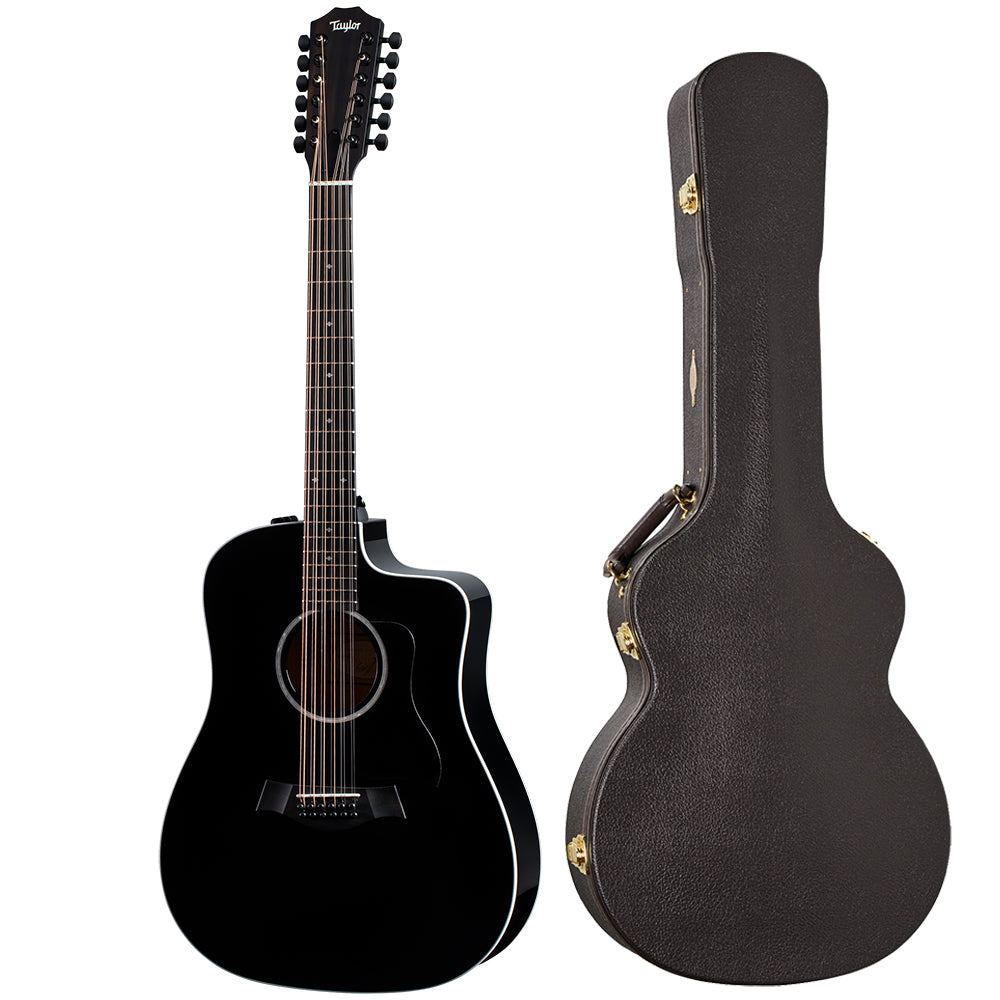 Đàn Guitar Taylor 250CE BLK DLX Acoustic w/Case