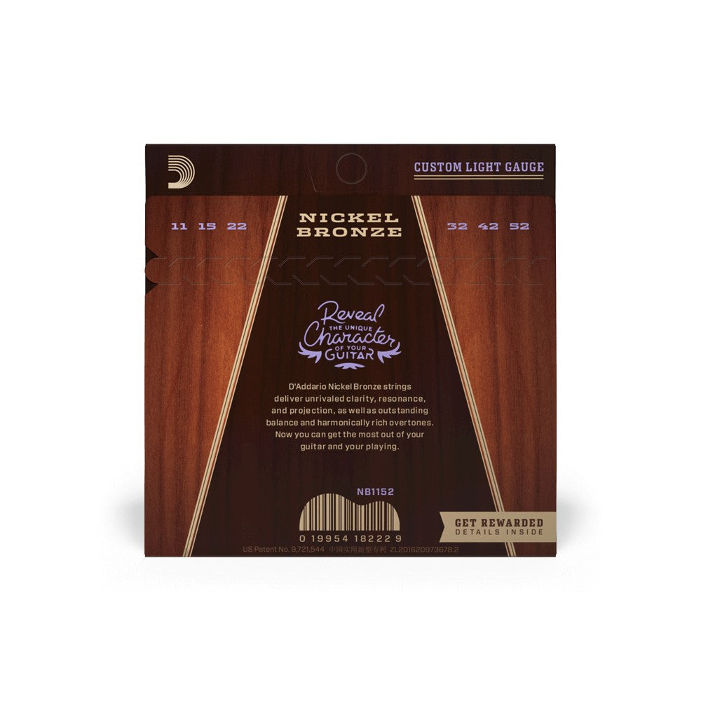 Dây Đàn Guitar Acoustic D'Addario Nickel Bronze - Việt Music