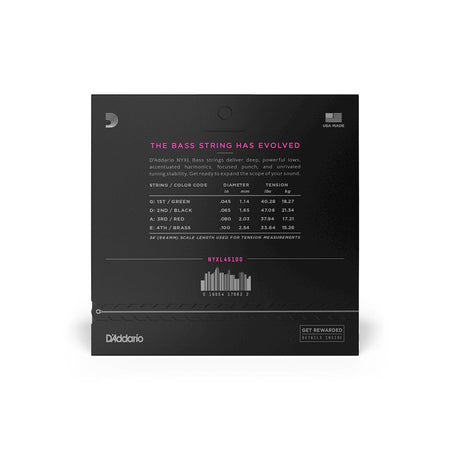 Dây Đàn Guitar Bass D'Addario NYXL - Việt Music