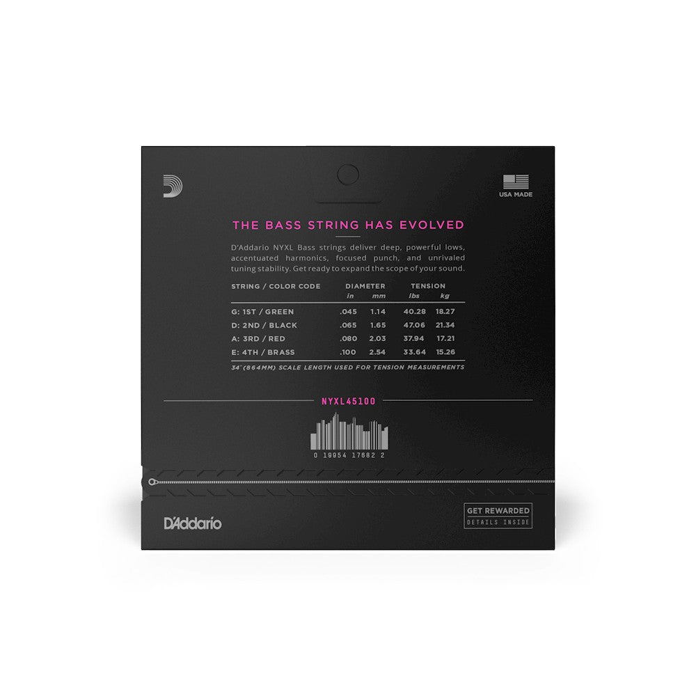 Dây Đàn Guitar Bass D'Addario NYXL - Việt Music