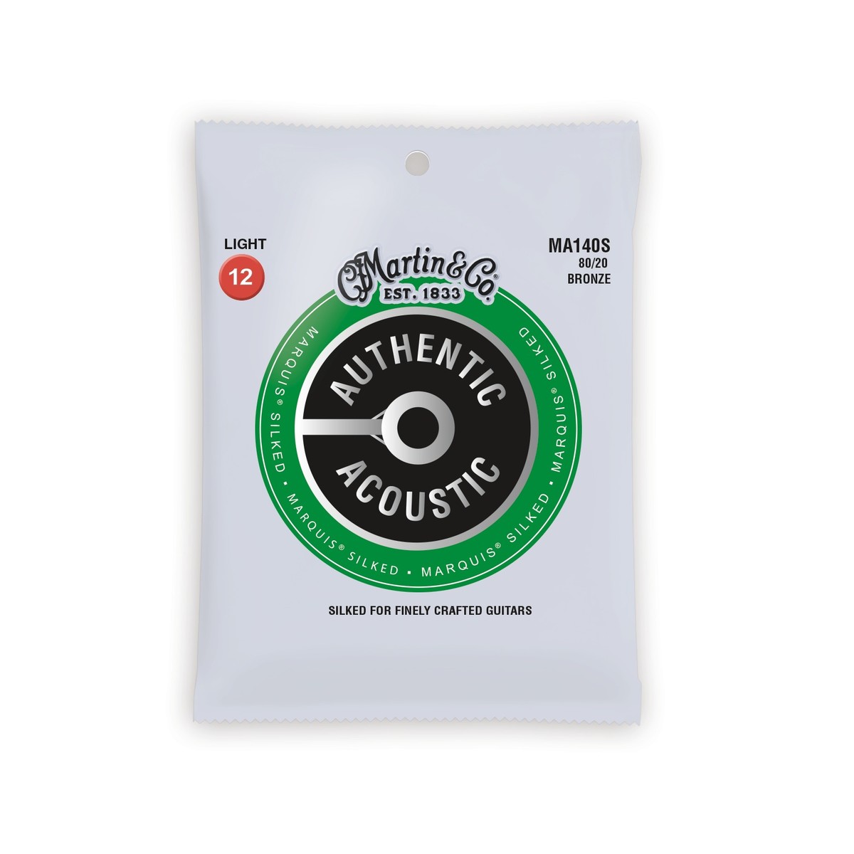 Dây Đàn Guitar Acoustic Martin Authentic Marquis Silked 80/20 Bronze - Việt Music