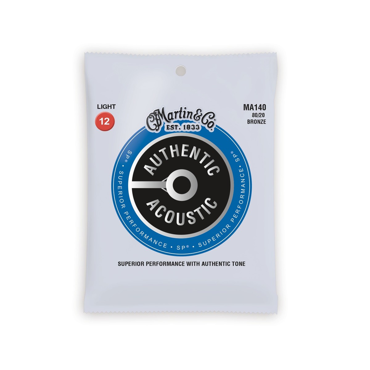 Dây Đàn Guitar Acoustic Martin Authentic SP 80/20 Bronze - Việt Music