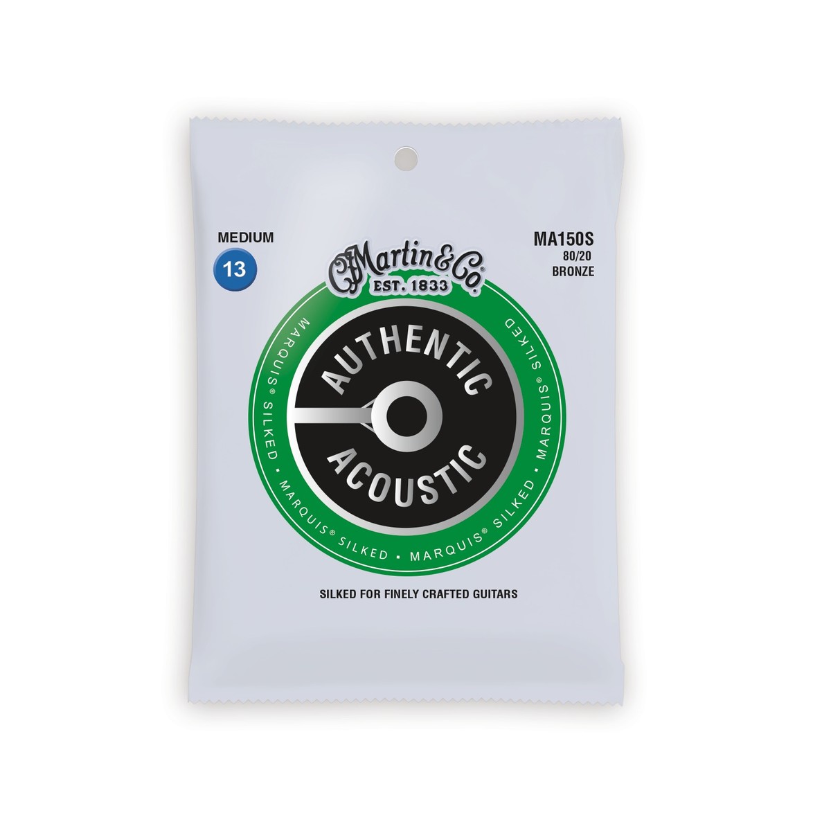 Dây Đàn Guitar Acoustic Martin Authentic Marquis Silked 80/20 Bronze - Việt Music