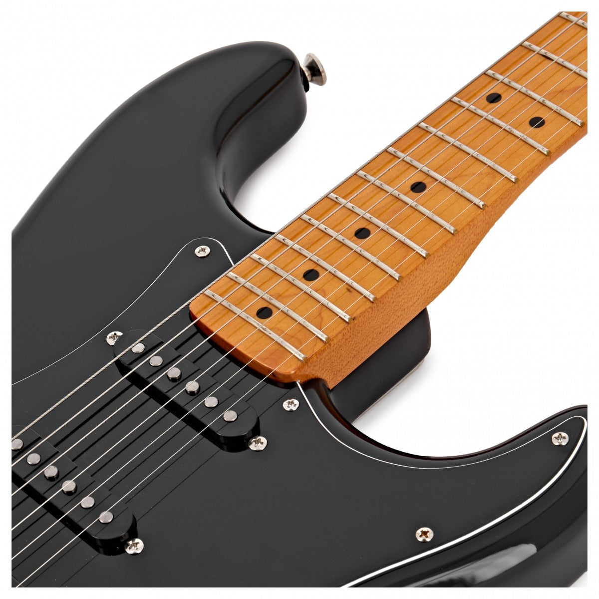 Đàn Guitar Điện Squier Classic Vibe 70s Stratocaster HSS, Maple Fingerboard, Black, #0374023506