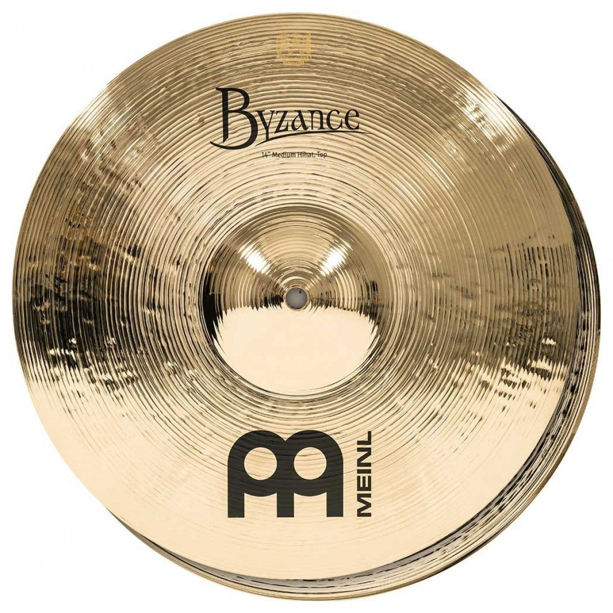 Cymbals MEINL B14MH-B 14inch Byzance Brilliant Medium HiHat, Pair - Việt Music