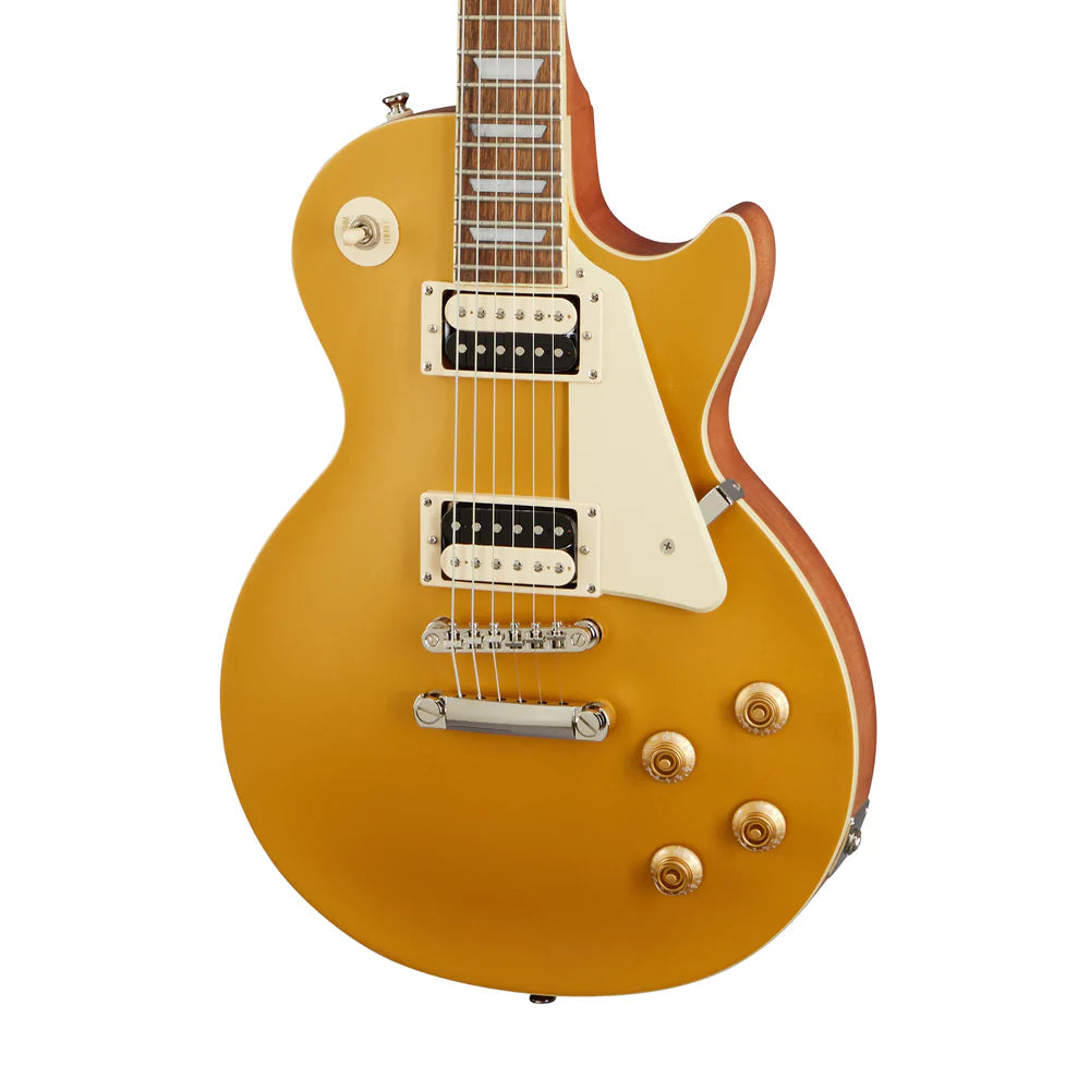 Đàn Guitar Điện Epiphone Les Paul Classic Worn, Worn Metallic Gold