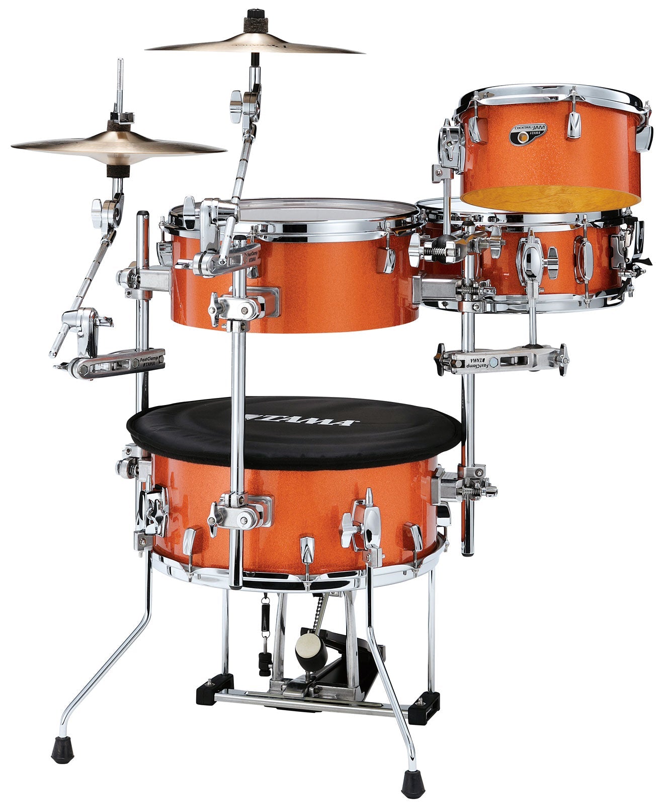 Trống Cơ TAMA Cocktail Jam VD46CBCN-BOS, Bright Orange Sparkle