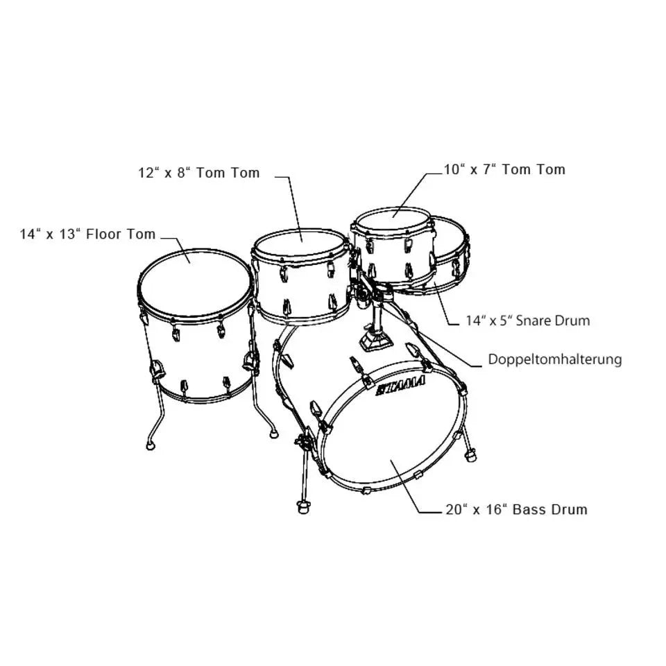 Trống Cơ TAMA RM50YH6-WH - Việt Music