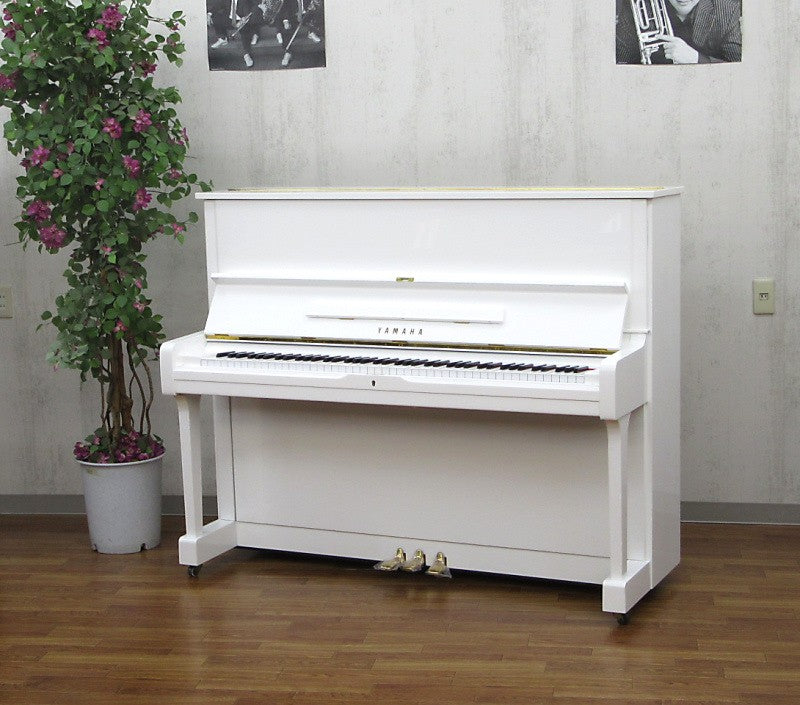 Đàn Piano Cơ Upright Yamaha U1H Màu Trắng - Qua Sử Dụng